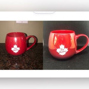 Tim Hortons Iridescent Red Mug - Pair